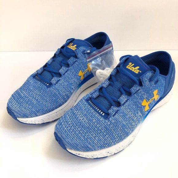 under armour blue and gold shoes